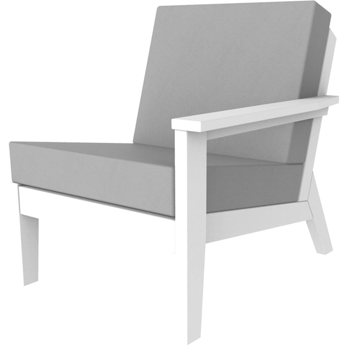 Seaside Casual Dex Recycled Modular Left Arm Lounge Chair SSC141