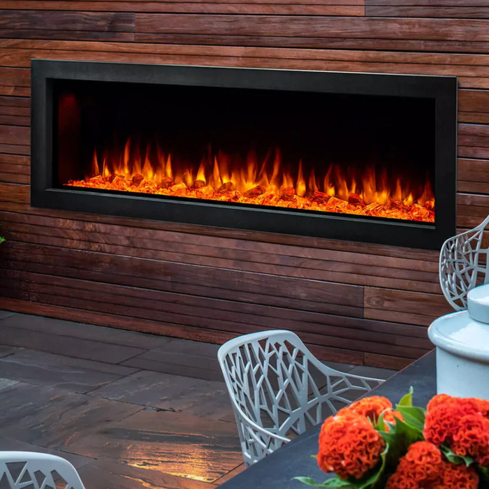 Majestic SimpliFire Forum Outdoor 55" Built-In/Recessed Linear Electric Fireplace | SF-OD55