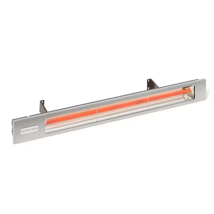 Infratech Slimline Series 63 1/2-Inch 4000W Single Element Electric Infrared Patio Heater - 240V - Silver - SL4024SV