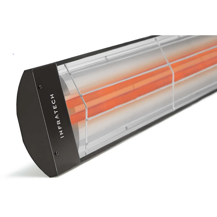 Infratech CD-Series 61 1/4-Inch 6000W Dual Element Electric Infrared Patio Heater - 240V - Black