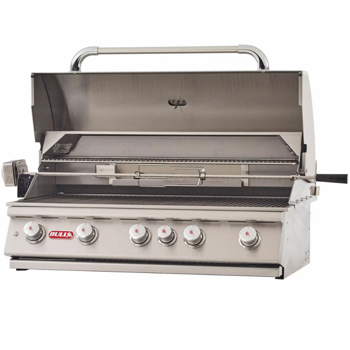 Bull Brahma 38-Inch 5-Burner Built-In Propane Gas Grill With Rotisserie - 57568