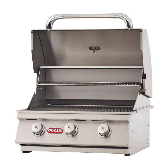 Bull Steer Premium 25-Inch 3-Burner Built-In Propane Gas Grill - 69008