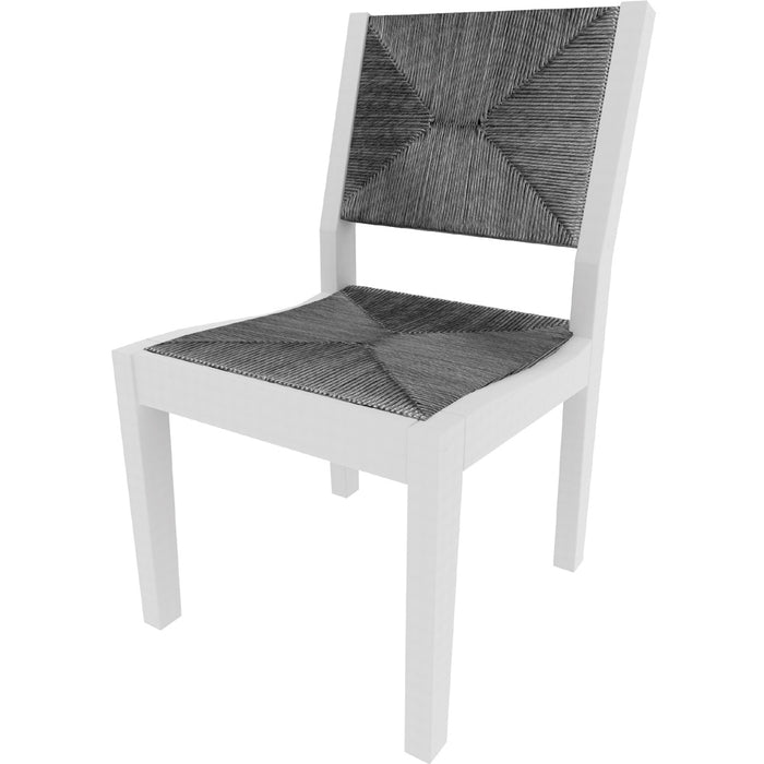Seaside Casual Greenwich Woven Dining Set with Bench SC-GREENWICH-SET4