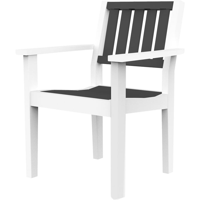 Seaside Casual Greenwich Slatted Dining Arm Chair SSC602