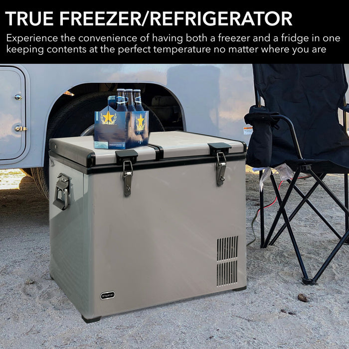 Whynter 62 Quart Dual Zone Portable Fridge/ Freezer FM-62DZ