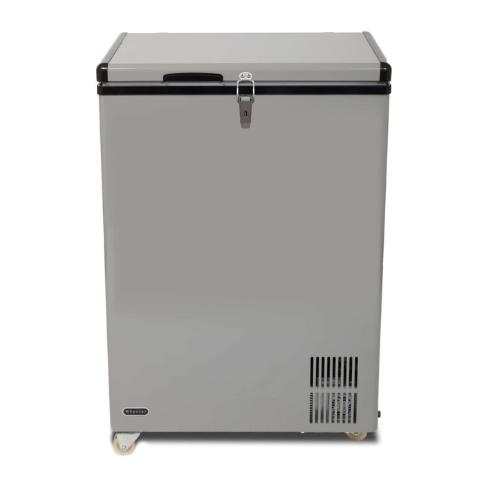 Whynter 95 Quart Portable Wheeled Freezer with Door Alert and 12v Option - Gray FM-951GW