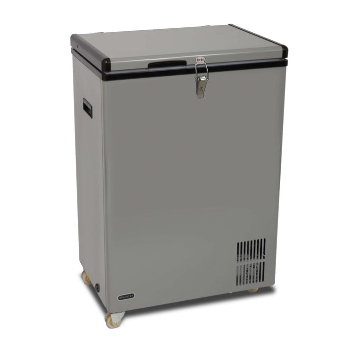 Whynter 95 Quart Portable Wheeled Freezer with Door Alert and 12v Option - Gray FM-951GW
