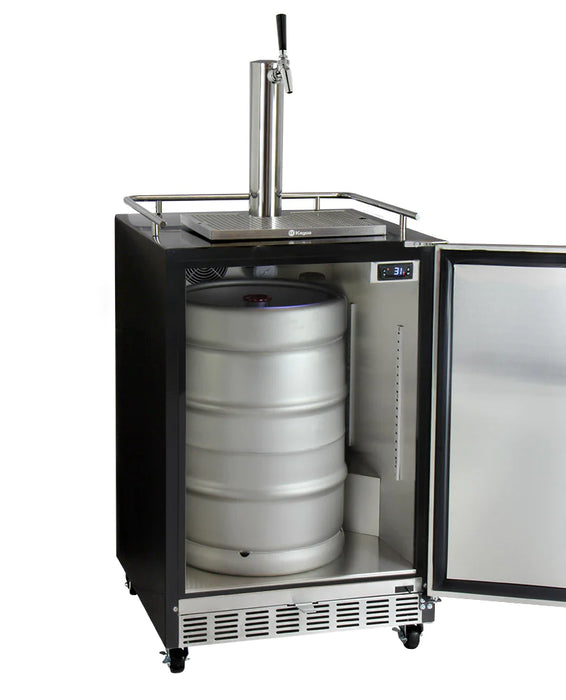 Kegco Full Size Digital Commercial Undercounter Kegerator with X-clusive Premium Direct Draw Kit