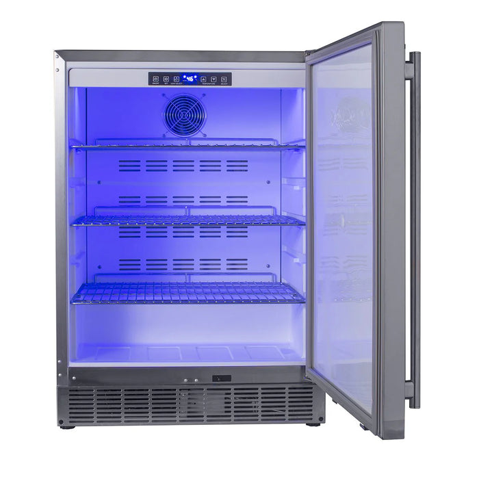 Maxx Ice Compact Outdoor Refrigerator in Stainless Steel MCR5U-OHC