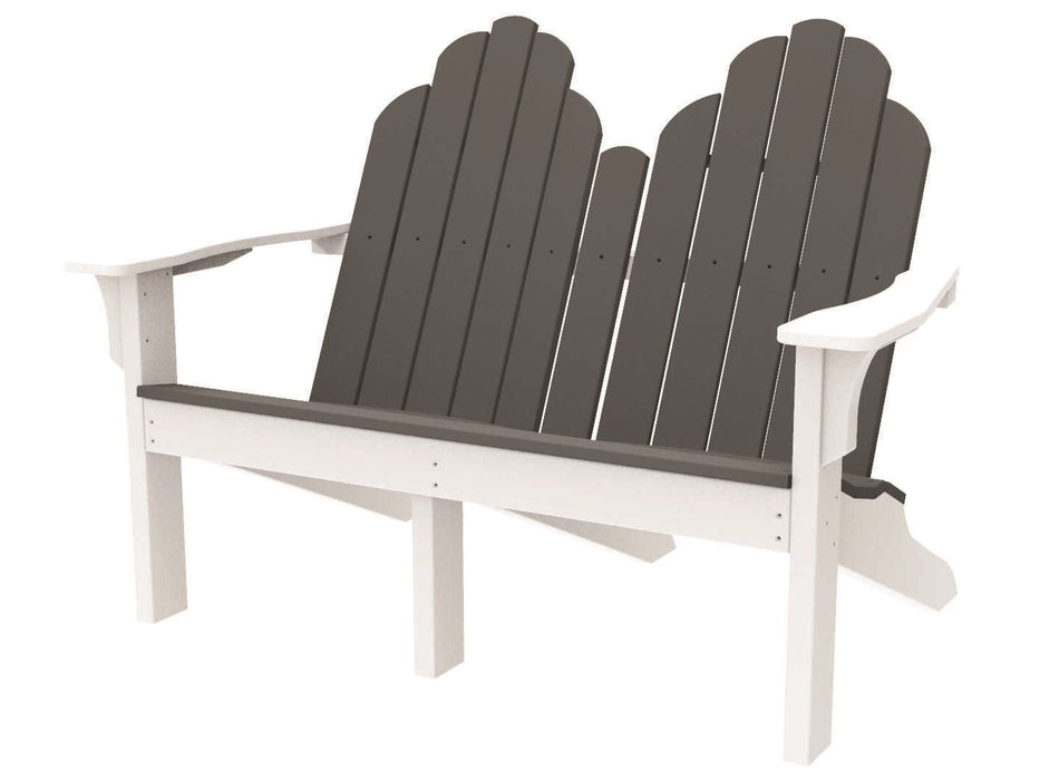 Seaside Casual Classic Adirondack Recycled Plastic Loveseat