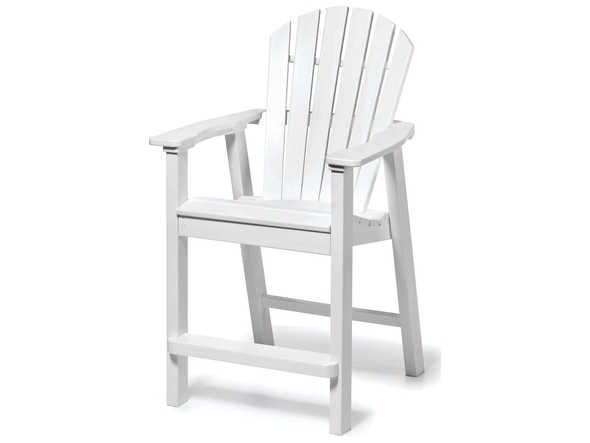 Seaside Casual Shellback Adirondack Recycled Plastic Counter Set