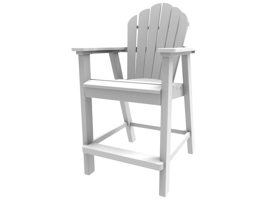 Seaside Casual Classic Adirondack Recycled Plastic Counter Chair