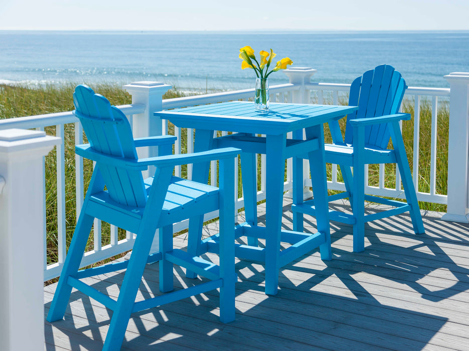 Seaside Casual Classic Adirondack Recycled Plastic Counter Chair