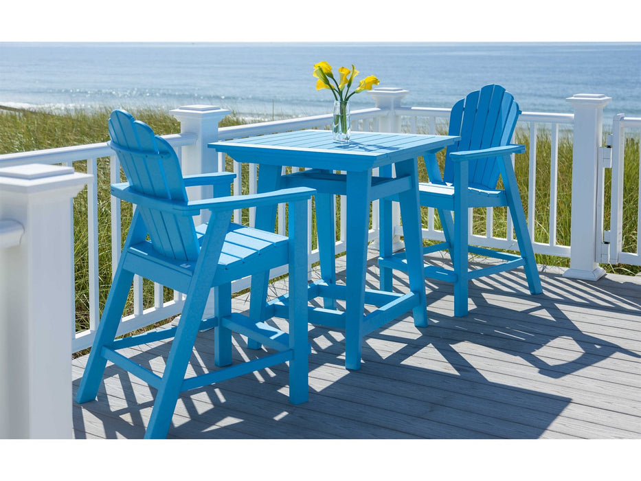 Seaside Casual Classic Adirondack Recycled Plastic Counter Chair