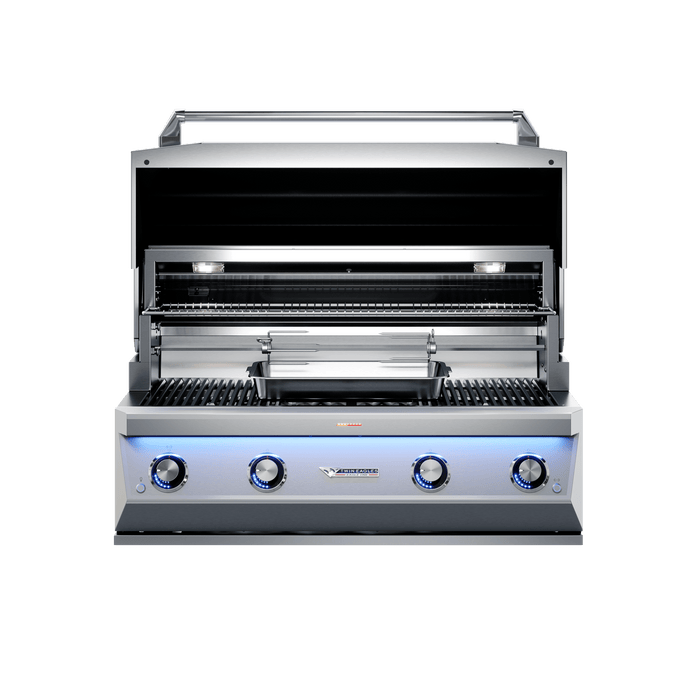 Twin Eagles Eagle One 42-Inch 3-Burner Built-In Propane Gas Grill with Sear Zone & Infrared Rotisserie Burner - TE1BQ42RS-L