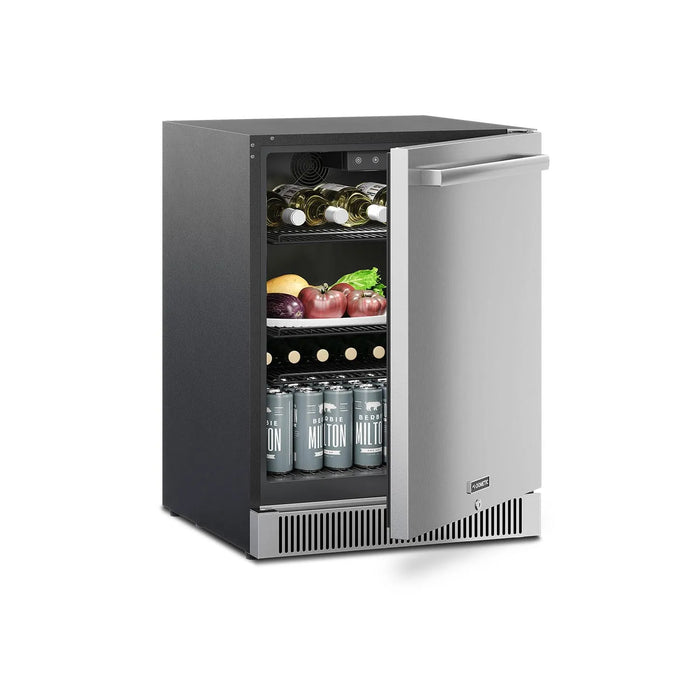 Dometic D-Series 24-Inch Reversible Hinge Refrigerator W/ Lock DE24F