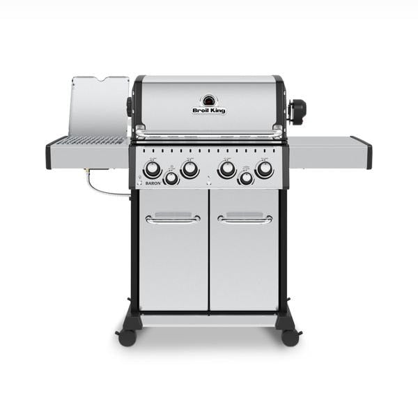 Broil King Baron S 490 PRO IR 4-Burner Natural Gas Grill With Rotisserie and Sear Station - 875947