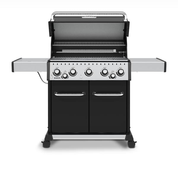 Broil King Baron 590 PRO 5-Burner Propane Gas Grill with Rotisserie and Side Burner - BK876244