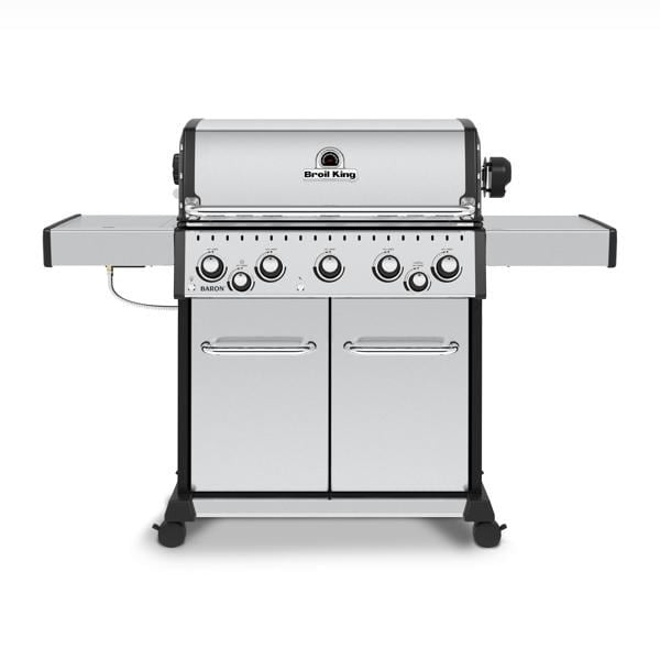 Broil King Baron S 590 PRO IR 5-Burner Natural Gas Grill With Rotisserie and Sear Station - BK876947