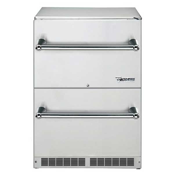 Twin Eagles 24-Inch Outdoor Rated Double Drawer Refrigerator - TERD242-G