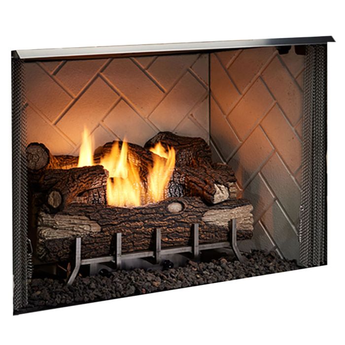 Majestic, Outdoor Lifestyle - 36" Vesper Outdoor Firebox - Traditional Concrete Refractory - VOFB36-T